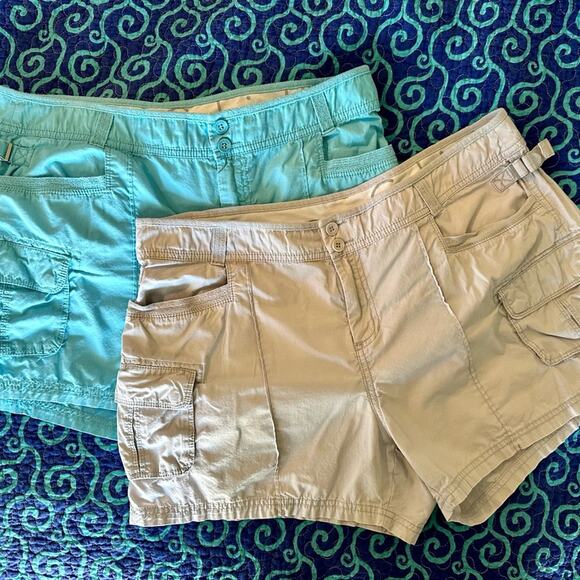 Calvin Kline Womens Performance Tan Shorts Size XL - Picture 11 of 12